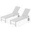 Chaise longue d'extérieur à roulettes Arlenne-1531153580