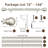 Danikah 1 Inch Curtain Rod Heavy Duty Adjustable Drapery Rods with Ball Finials-1375246224-1375246225