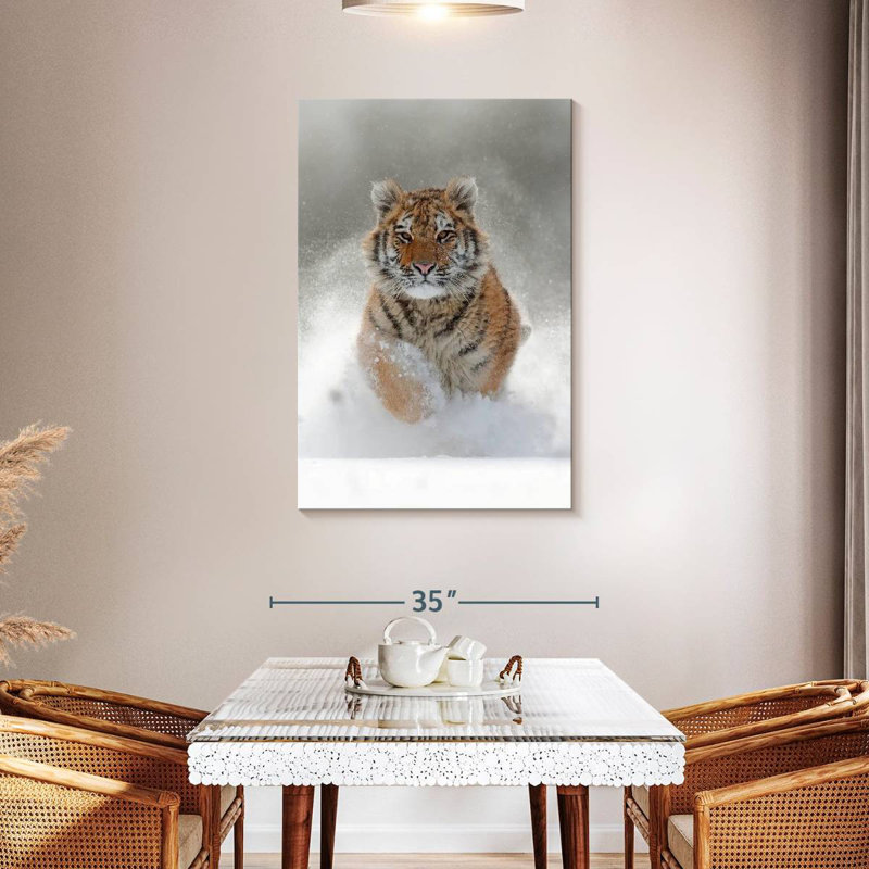Brampt Amur Tiger, 45" H x 30" W