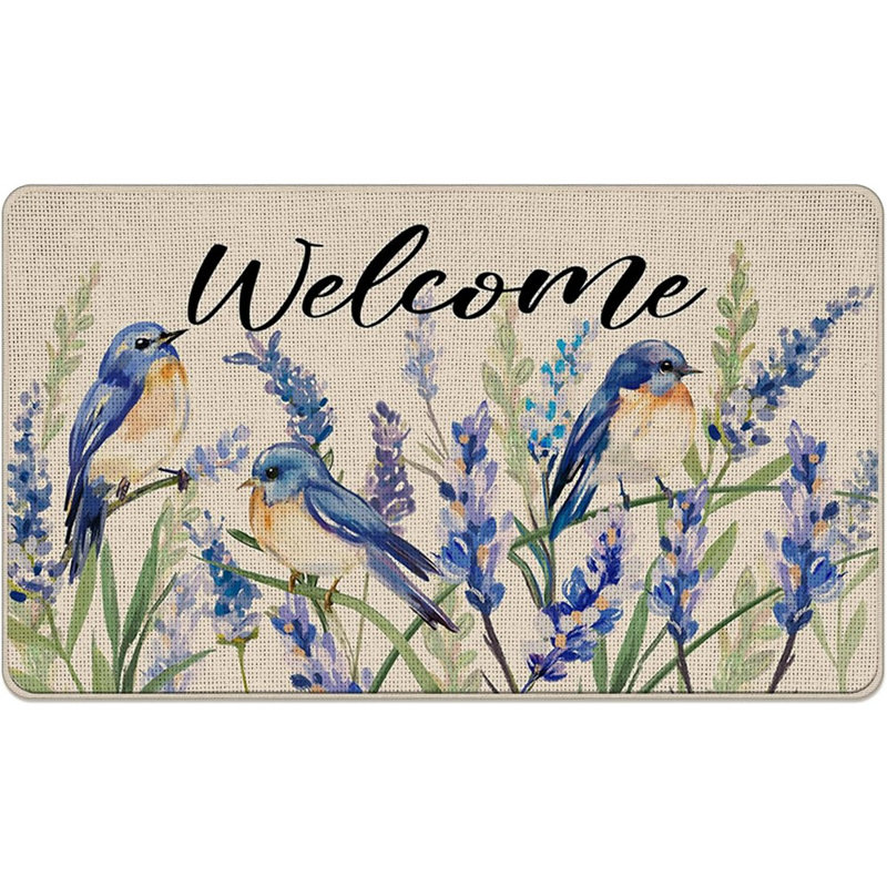 Tapis antidérapant Welcome Spring Summer
