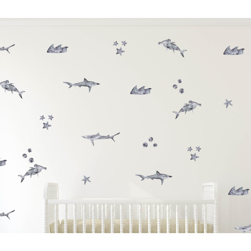 Nautical & Beach Wall Decal, Grey