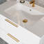 Armoire de salle de bain avec deux tiroirs de rangement