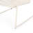 Backyard Patio Chair , Matte White Metal, 27.3" W X 24.5" D 25.84" H, & Elegant, Assembly Required Metal Frame, Stylish,