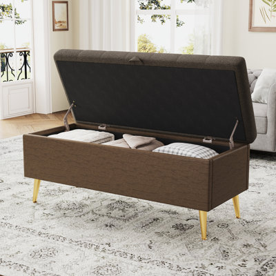 Banc de rangement avec repose-pieds Modern