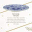 Spode Judaica Passover Seder Plate - Blue/White