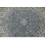 Tapis bleu sarcelle à motif géométrique 6X9