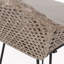 PE Rattan Bar Stool With Comfortable Cushions And Durable Metal Hairpin Legs For Outdoor Use