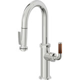 Pull-Down Prep/Bar Faucet With Squeeze Sprayer