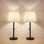 Ensemble de lampe de table noire 20,5 po Lobello