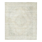 Distressed One-of-a-Kind 9'7X11'6 Hand Knotted Area Rug