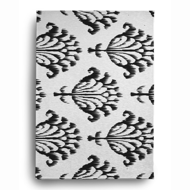 Tapis en chenille 46_Floral Fan, Rectangle 4 pi x 6 pi