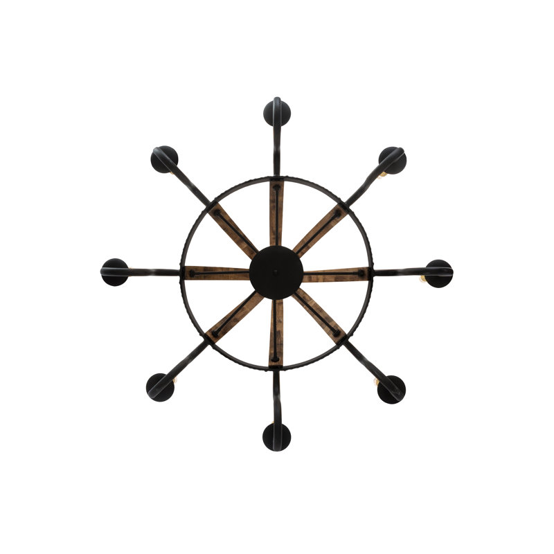 Rustic Lodge 8 - Light Chandelier