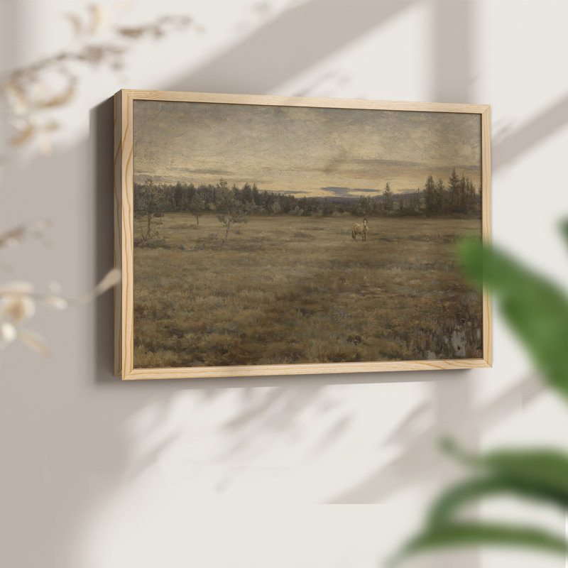 Paysages rétro - DCX - reproduction encadrée - réarmable, H 8 po x l 10 po, Naturel