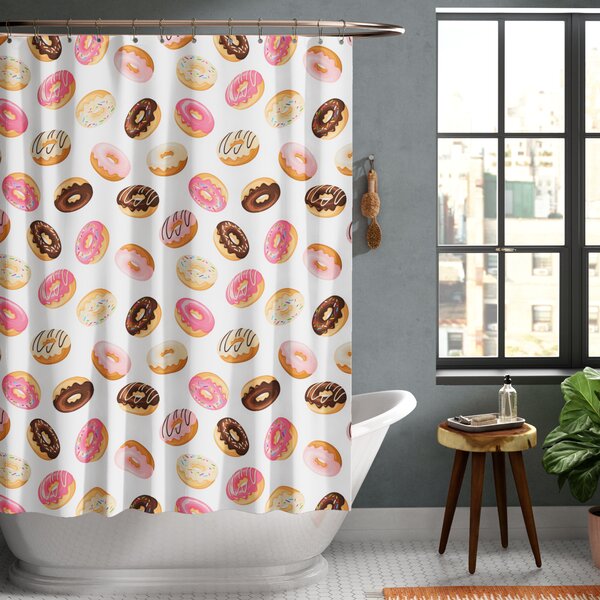 Wrought Studio Karn Shower Curtain with Hooks Included | Wayfair