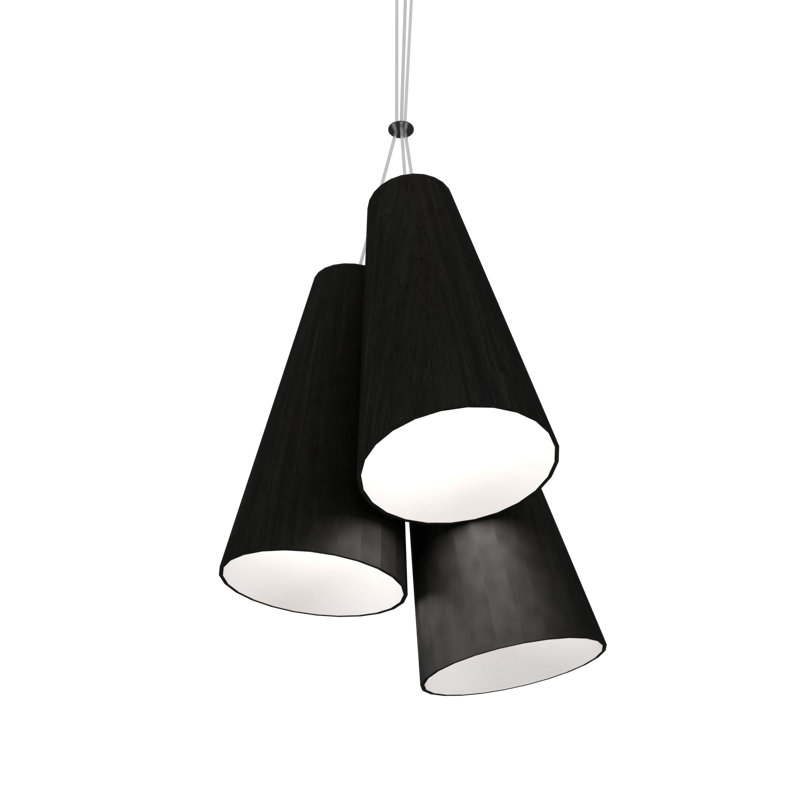Cônico 3 - Light Pendant, Charcoal