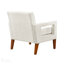 Modern Living Room Furniture 2pc Causeuse beige Chenille Revêtement