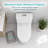 23" Short Compact One-Piece Toilet, Dual Flush, Soft-Close Seat