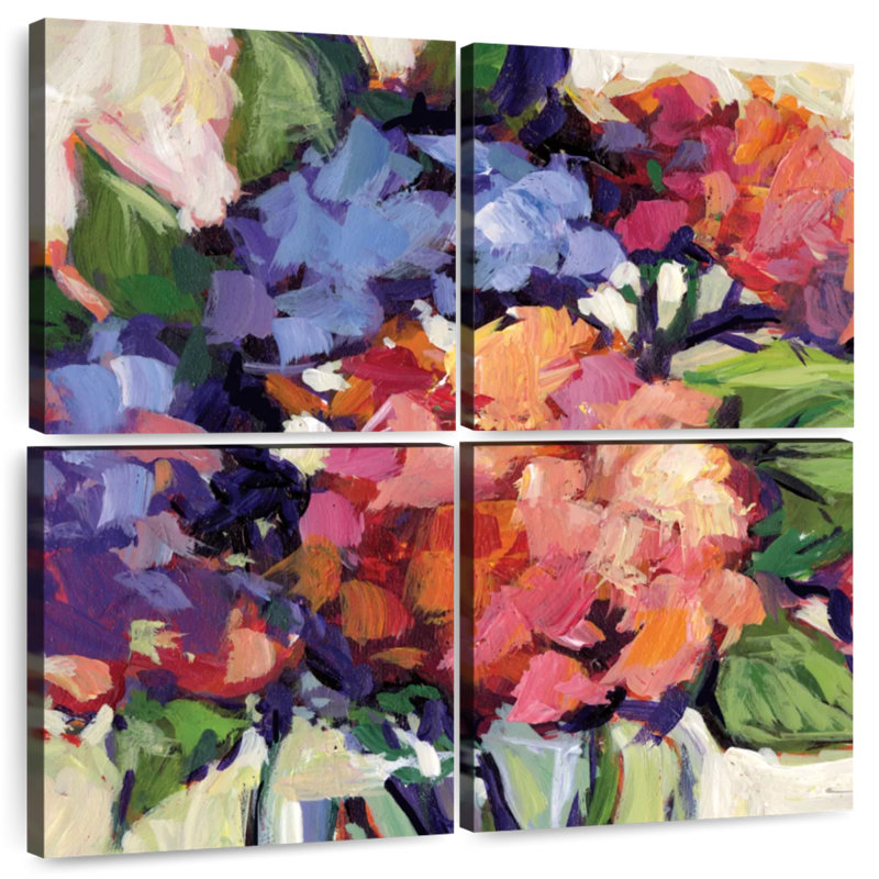 Multi Hydrangeas, 32" H x 32" W