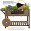 Addisynn Wood Raised Flower Bed with Trellis