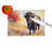 American Bison Glass Cutting Board Large