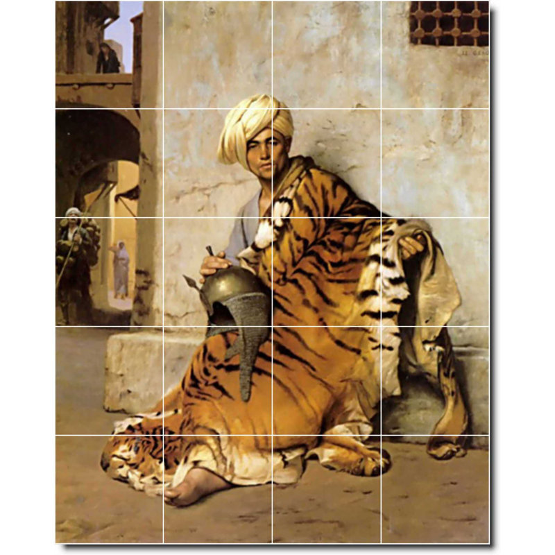 Carreau de peinture murale 32 po x 40 po 8 po x 8 po, Animal 03449