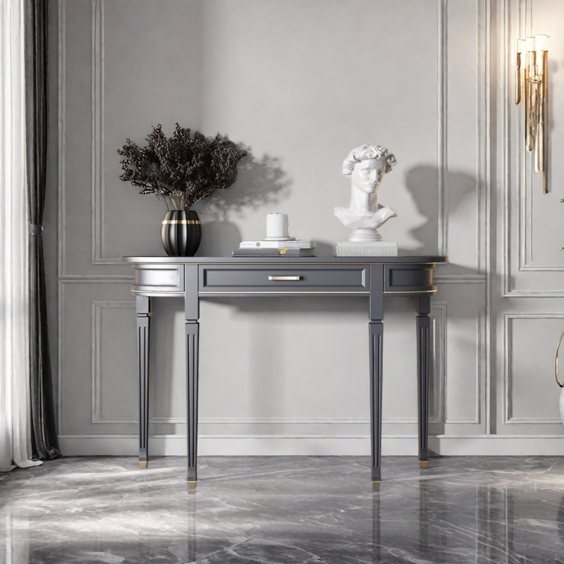 Console moderne minimaliste, H 34,65 po x l 51,18 po x P 14,96 po