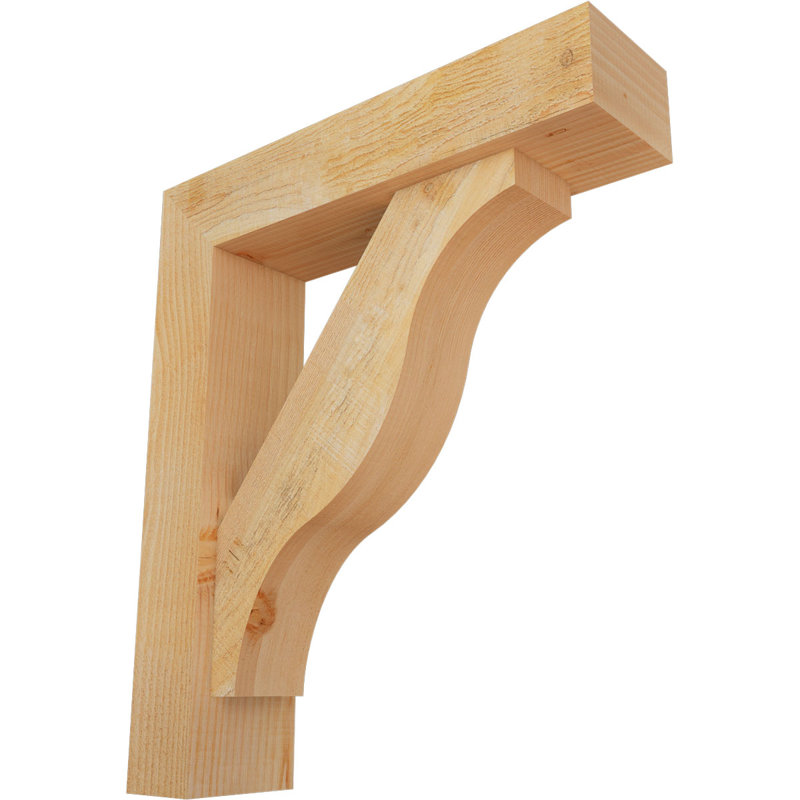 Support Funston Block avec support décalé, 28 x 24, Sapin Douglas de l 6 po (scié brut)
