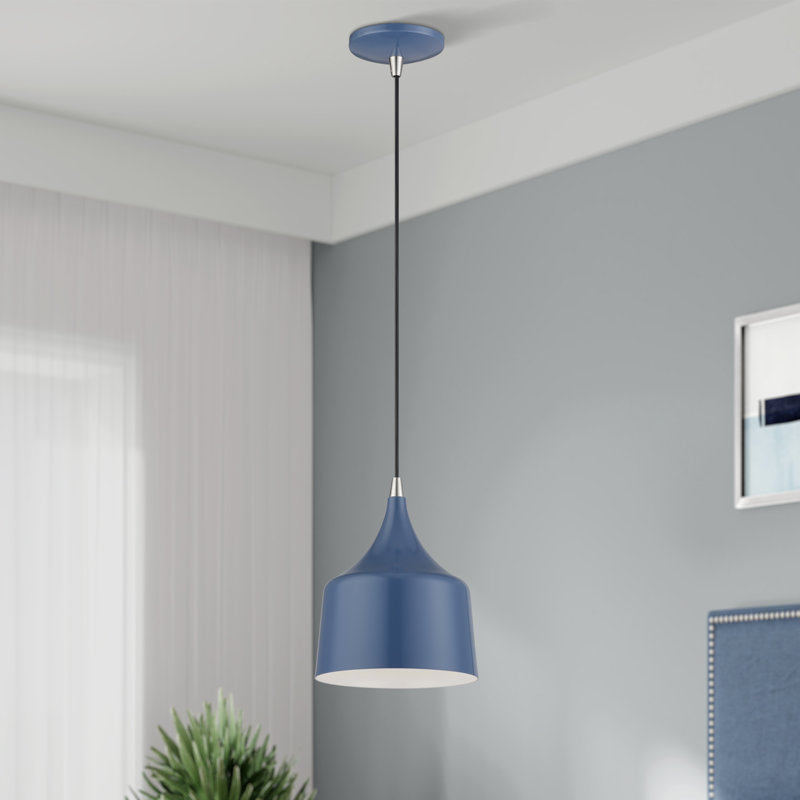Luminaire suspendu Catrinia, Bleu océan