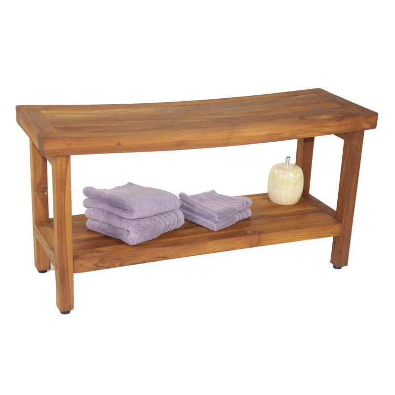 Sumba Shower Seat, 18" H x 36" W x 12" D