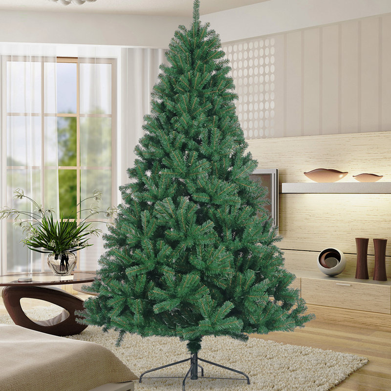 Pied de sapin de Noël artificiel pliable 6 pi, 5.9'