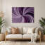 Gradient Abstract 35, art mural en métal mauve-1024559558