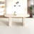 Oval Extendable Dining Table with sturdy base-896065229