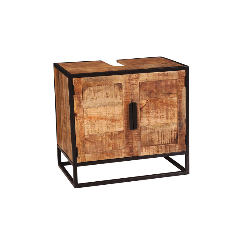 Henagar 67cm Single Bathroom Vanity Base Only in Brown