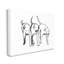 Trio de chiens avec contour noir et blanc-66843817-66843823