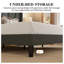 Lit plateforme tapissier avec tête de lit à oreilles Canuto-218846095-218846092