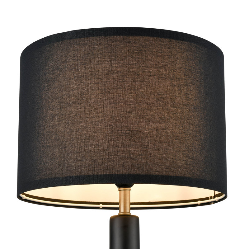 Beutler Ceramic Table Lamp, Black