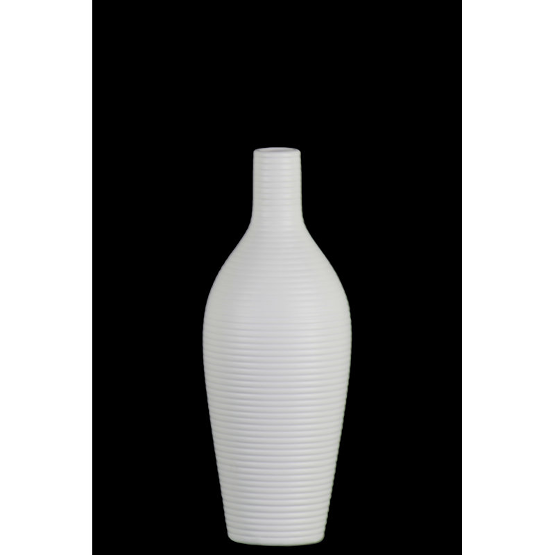 Vase de table bouteille en céramique Guizar, H 12,25 po x l 4,5 po x P 4,5 po