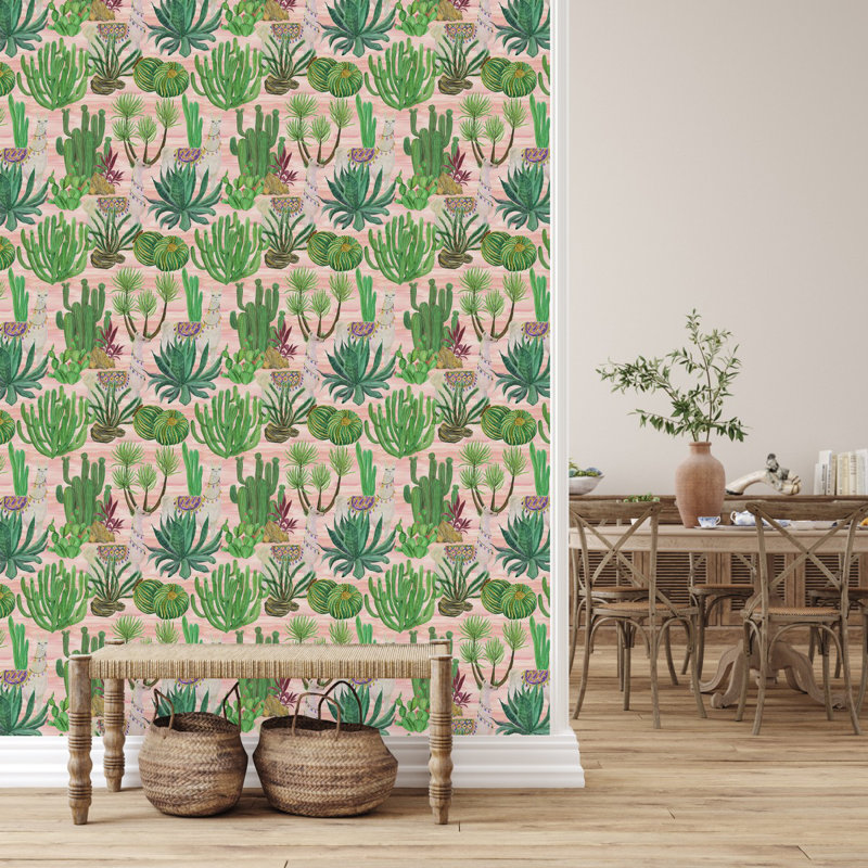 Floral Tile, 2.08' W x 10.42' L