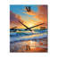 Photo de plage ensoleillée Horizons IV - Horloge murale nautique et plage-99629476
