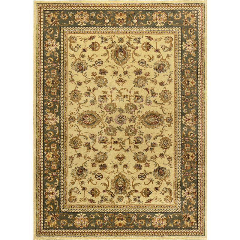 Tapis oriental ivoire Clarence, Rectangle 9 pi x 12 pi