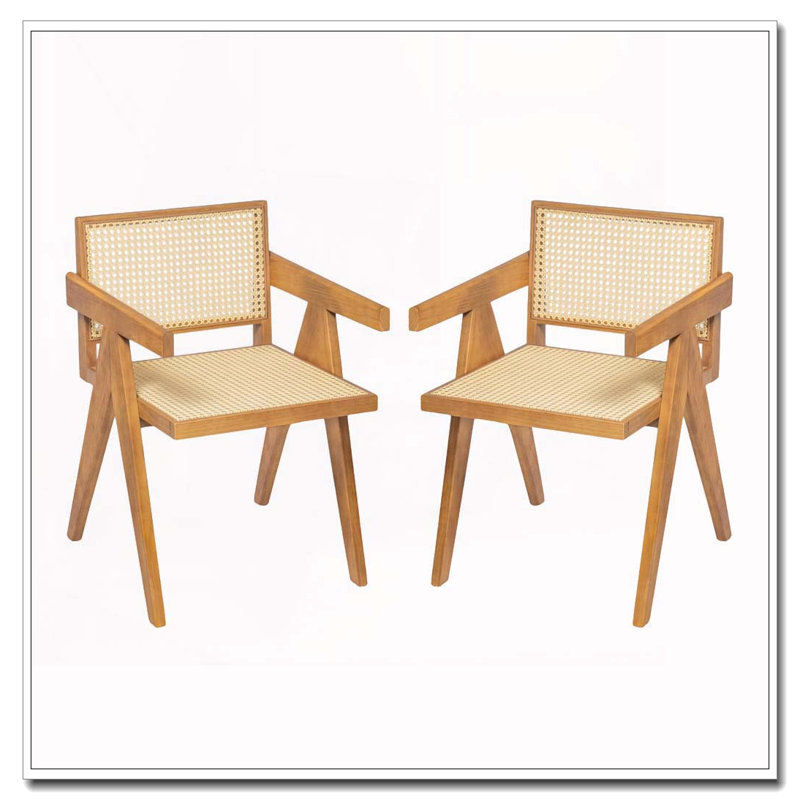 Arm Dining Chair, Natural