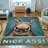 High Quality With Pile Soft Type Printed Rug Featuring a Stylish Geometric Pattern Perfect for Adding a Splash of Color and Comfort to Your Living Room or Bedroom-556518619