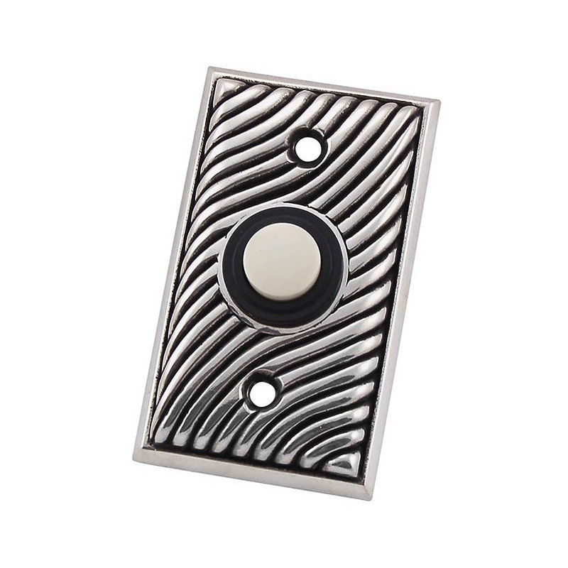 Sanzio Push Button, Vintage Pewter