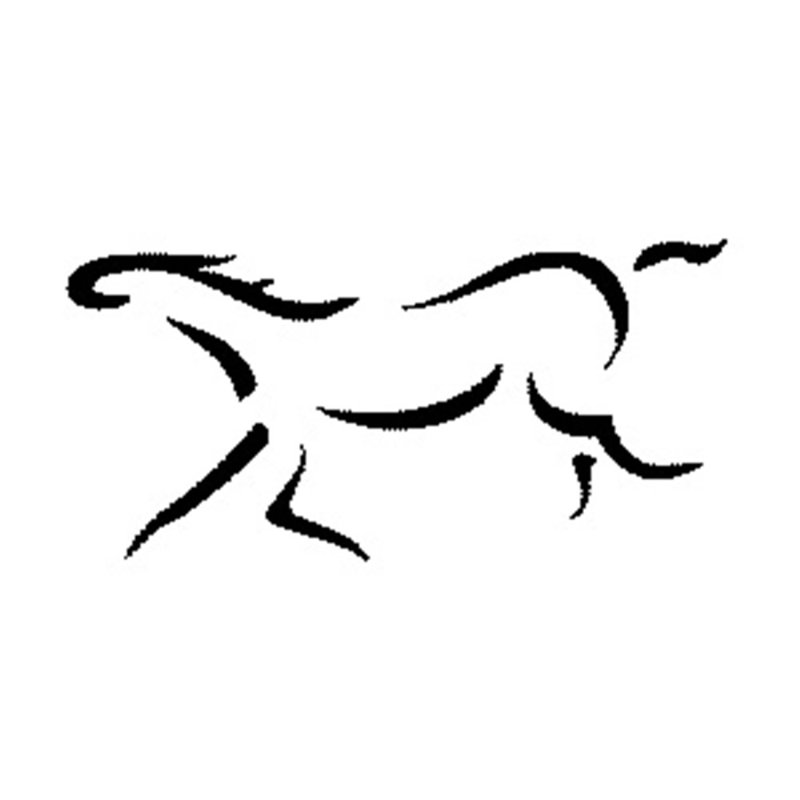 Braaten Ceramic Wall Sconce, Horse, White