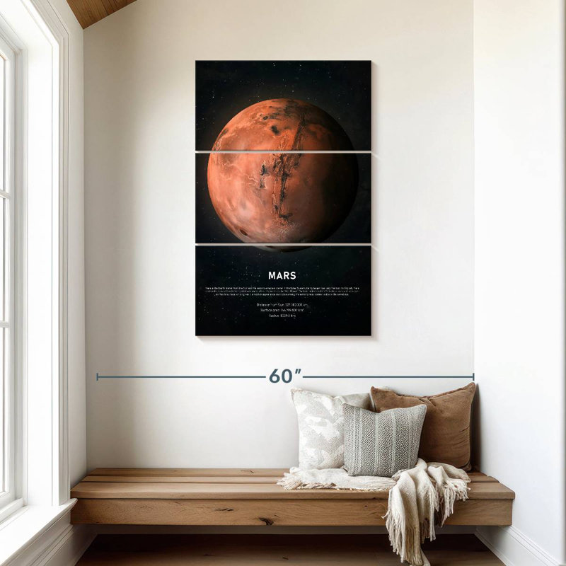 Oberle description de Mars, H 45 po x l 28 po