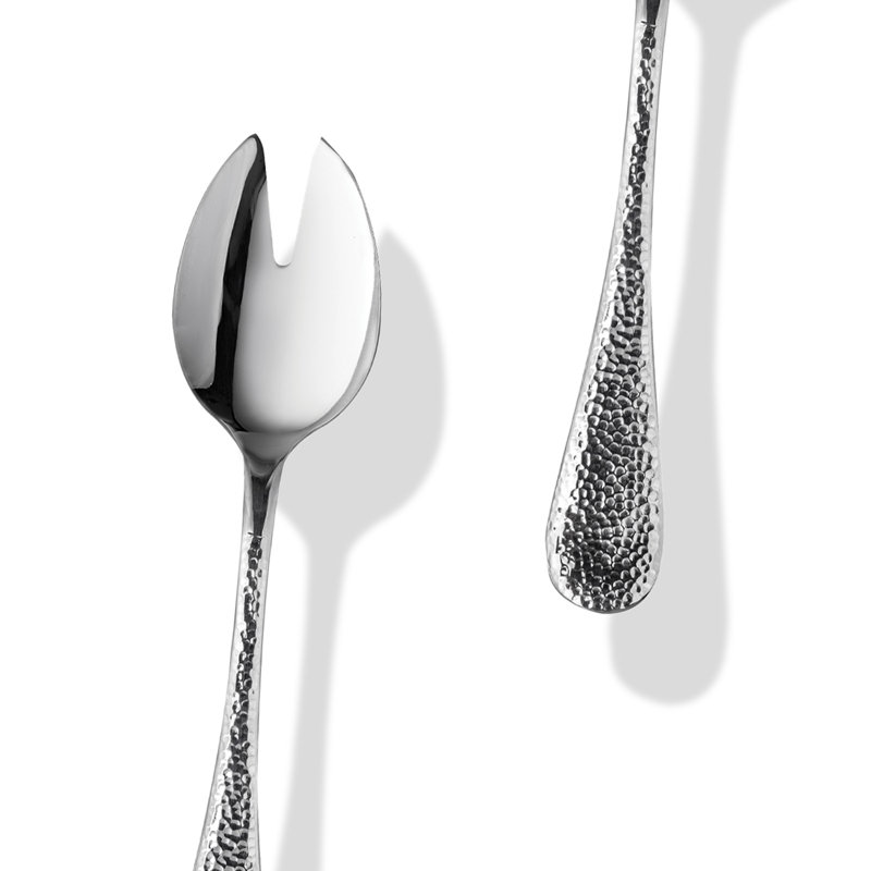 Epoque Stainless Steel Salad Servers, Silver