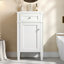 Meuble-lavabo 18 po avec lavabo en céramique-126658129