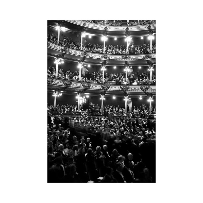 1960s Audience in Seats and Balconies of the Academy of Music Philadelphia Pennsylvania USA 1 Piece Wrapped Canvas Wall Art