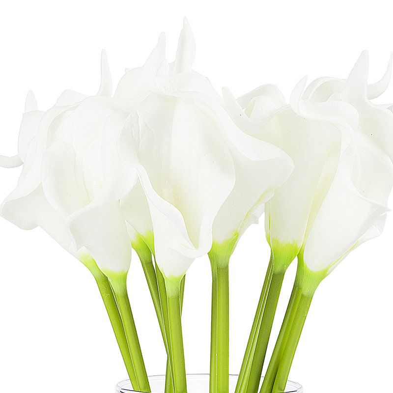 Lys centre de table en vase, Blanc