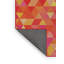 Tapis décoratif orange à motif géométrique Sauceda-1314373152
